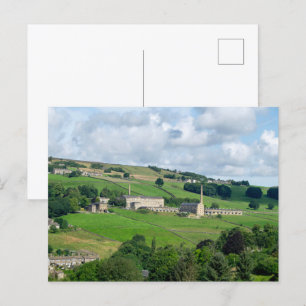 Cartão Postal Oats Royd Mill - Paisagem Histórica de Yorkshire