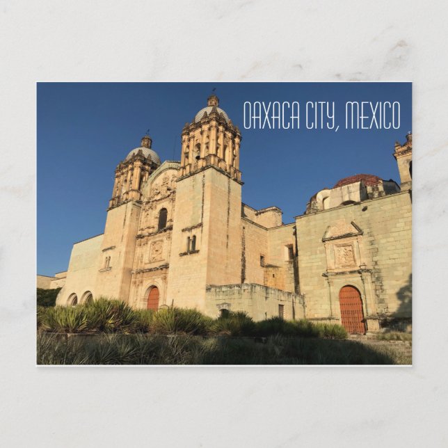 Cartão Postal Oaxaca Cidade do México, Templo de Santo Domingo (Frente)