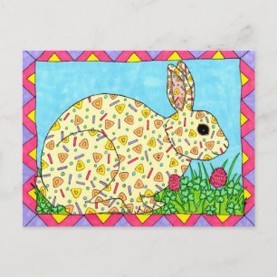 Cartão Postal Oaxacan Bunny em Clover