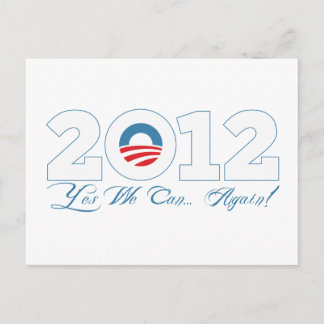 Cartão Postal Obama 2012