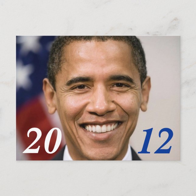 Cartão postal Obama 2012 (Frente)