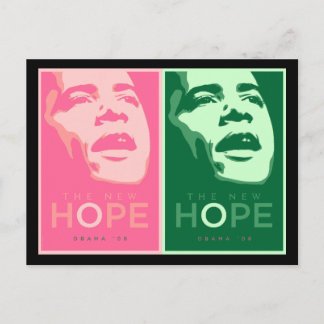 Cartão Postal Obama "A Nova Esperança"
