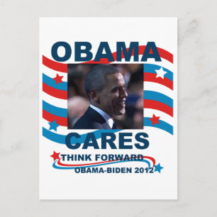 Cartão Postal Obama Cares