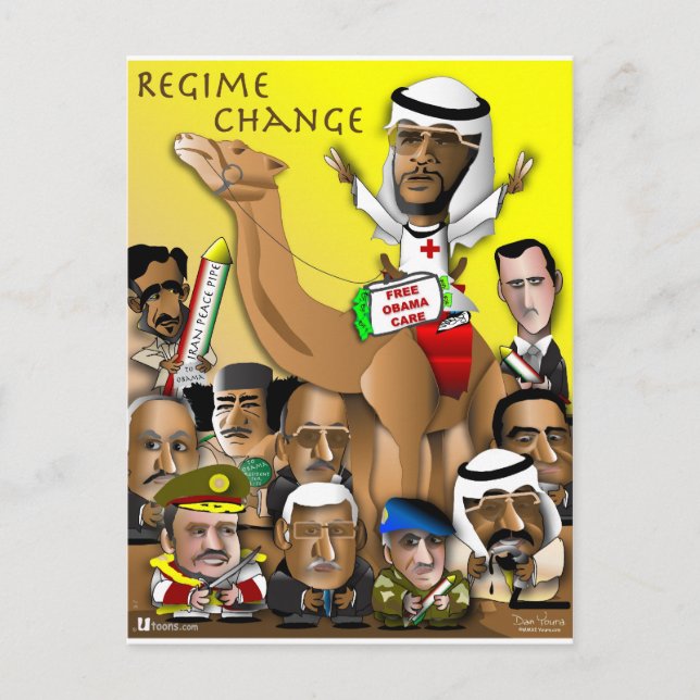 Cartão Postal Obama Crude Policy (Frente)