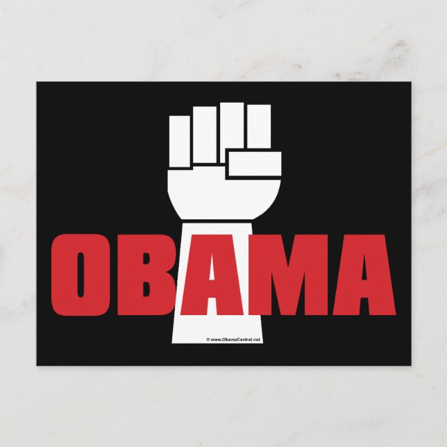 Cartão Postal Obama Está Certo! (Frente)