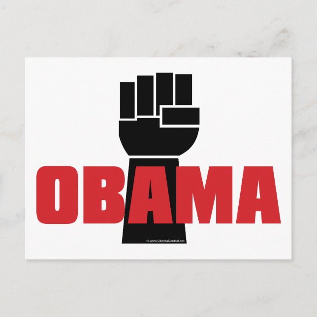 Cartão Postal Obama Está Certo! (Frente)