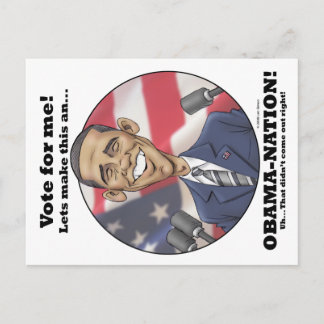Cartão Postal Obama-Nação