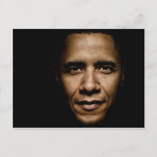 Cartão Postal Obama-Preto