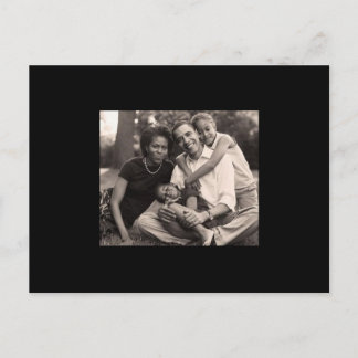 Cartão Postal Obama - Primeira Família