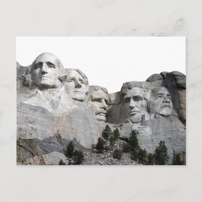 CARTÃO POSTAL OBAMA RUSHMORE (Frente)