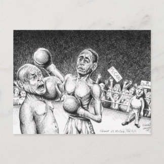 Cartão Postal Obama vs. McCain, o K.O.