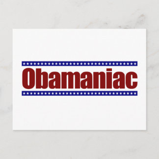Cartão Postal Obamaniaco