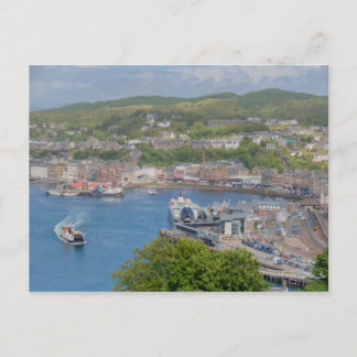 Cartão Postal Oban Harbor Aerial de Pulpit Hill
