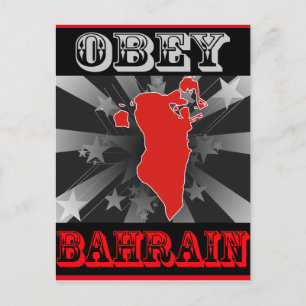 Cartão Postal Obedeça Bahrein