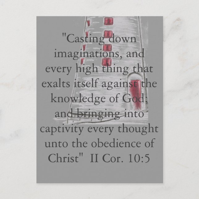 Cartão Postal Obediência (Frente)