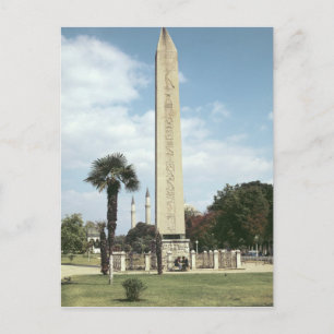 Cartão Postal Obelisco de Theodosius I, com base romana