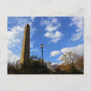 Cartão Postal Obelisk, Agulha de Cleópatra no Central Park, NYC