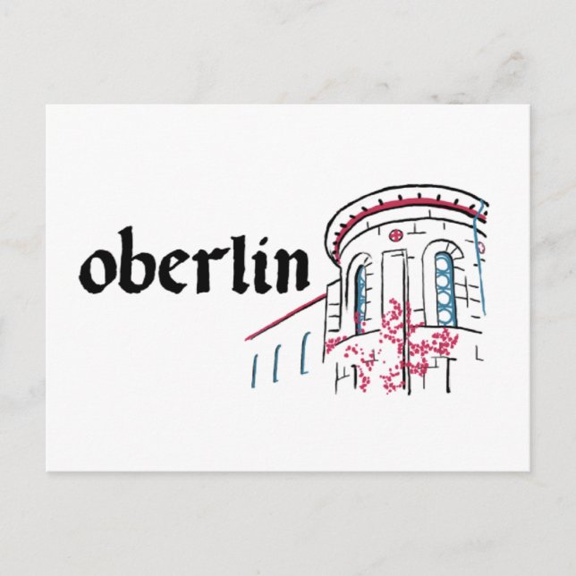 Cartão Postal Oberlin College - Finney Chapel (Frente)