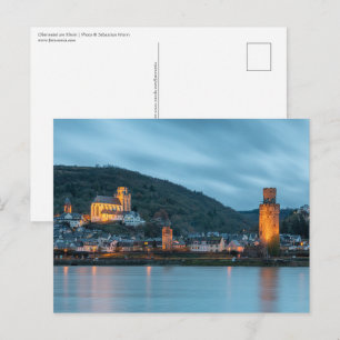 Cartão Postal Oberwesel Alemanha