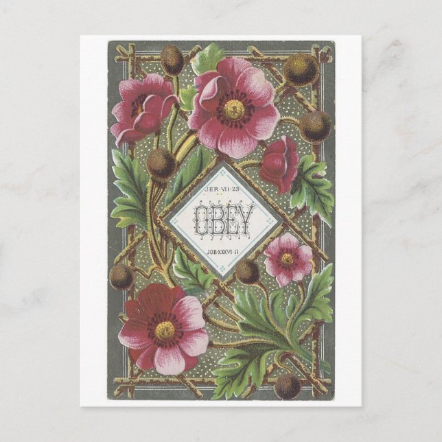 Cartão Postal Obey (Frente)