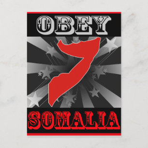 Cartão Postal Obey Somália