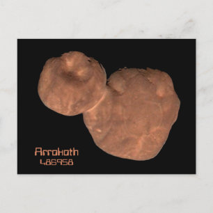 Cartão Postal Objeto Arrokoth Kuiper Belt