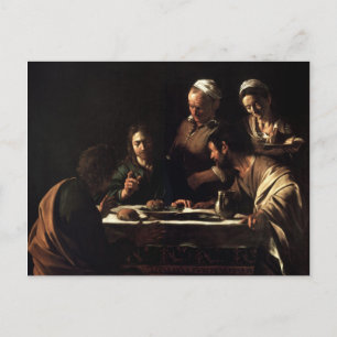 Cartão Postal Obra de Arte de Carvaggio