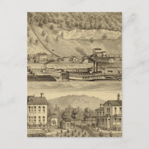 Cartão Postal Obras de carvão de O'Neil e Company