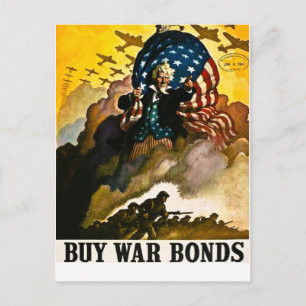 Cartão Postal Obrigações da Guerra comprar - Segunda Guerra Mu