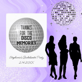Cartão Postal Obrigada pelas Memórias do Disco Despedida de Solt