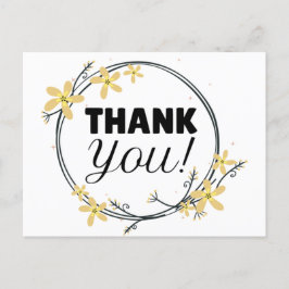Cartão Postal Obrigado