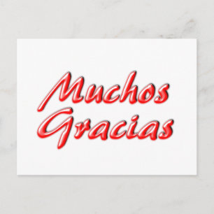 Cartão Postal Obrigado