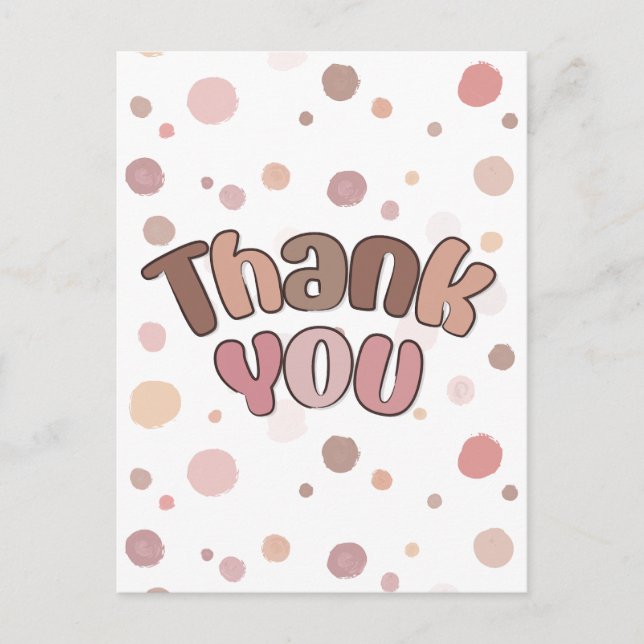 Cartão Postal Obrigado  (Frente)