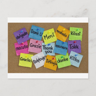 Cartão Postal obrigado