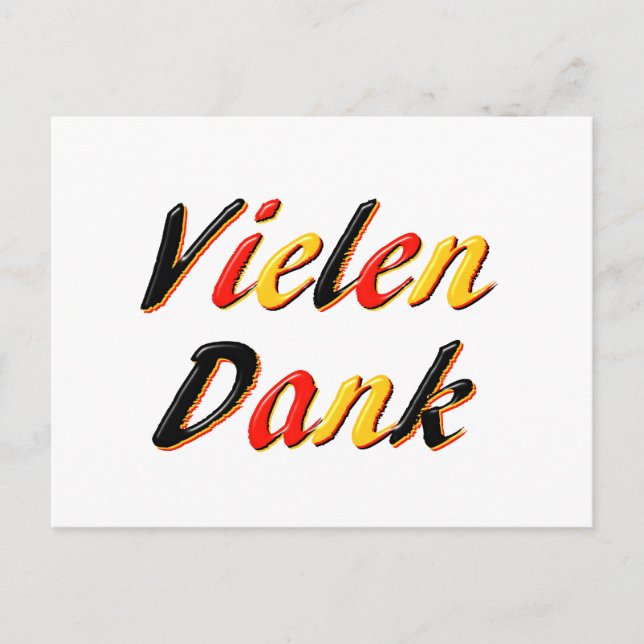 Cartão Postal Obrigado (Frente)