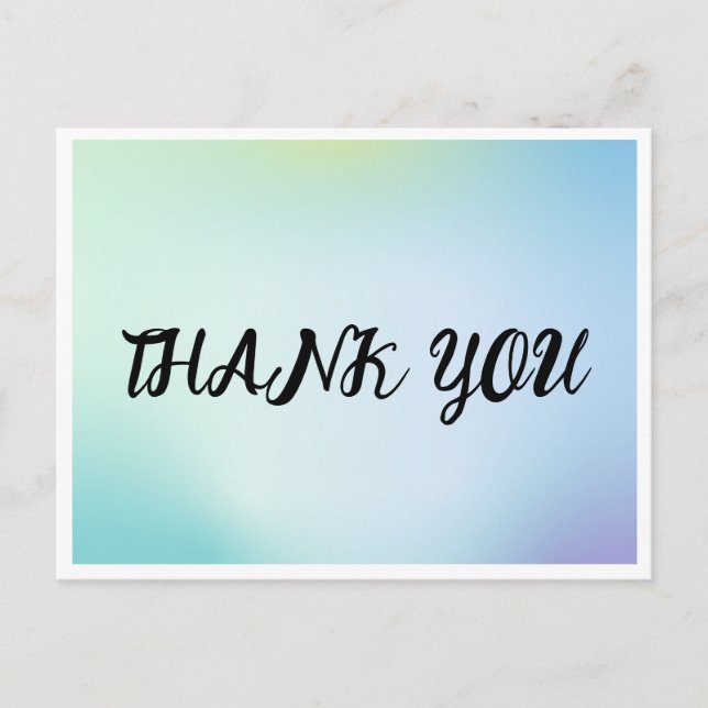 Cartão Postal Obrigado (Frente)