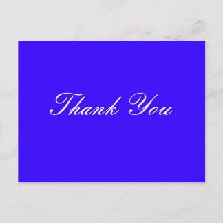Cartão Postal Obrigado