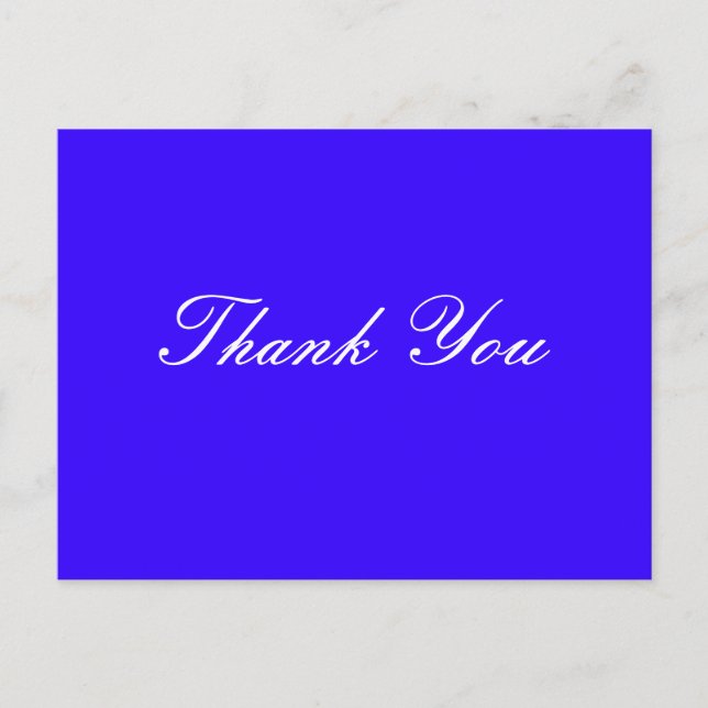 Cartão Postal Obrigado (Frente)