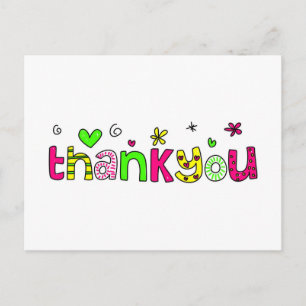 Cartão Postal obrigado