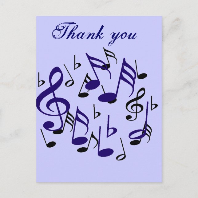 Cartão Postal Obrigado. (Frente)