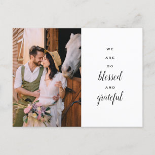 Cartão Postal Obrigado A Casar Flores Selvagens De Cavalo