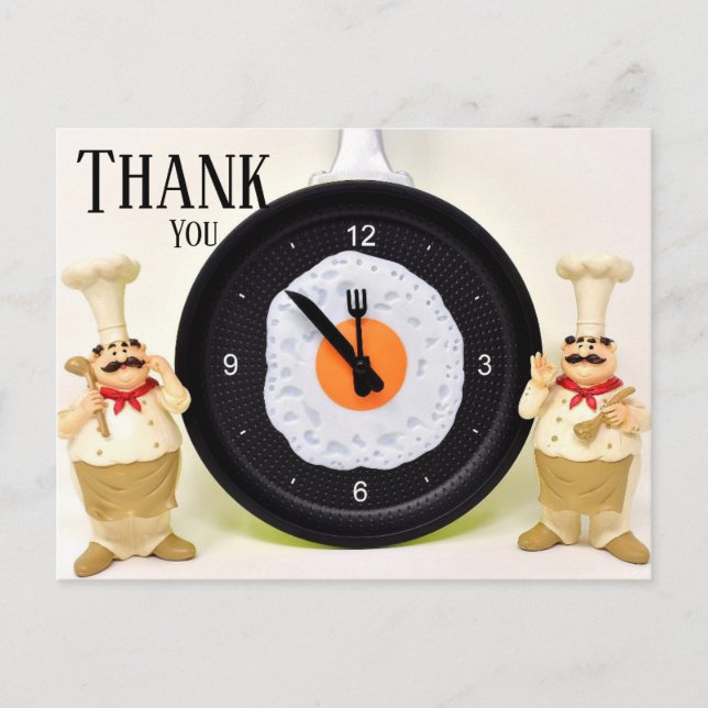 Cartão Postal Obrigado a serviço. (Frente)