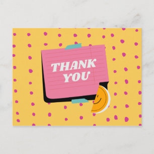 Cartão Postal Obrigado - A SUA PRESENÇA É UMA BÊNÇÃO