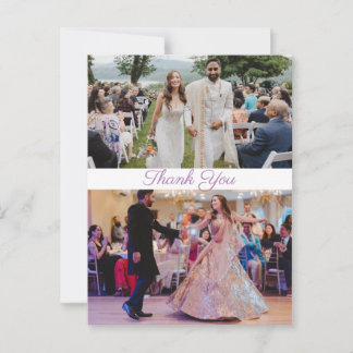 Cartão Postal Obrigado Amo Simples