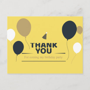 CARTÃO POSTAL OBRIGADO ANIVERSÁRIO