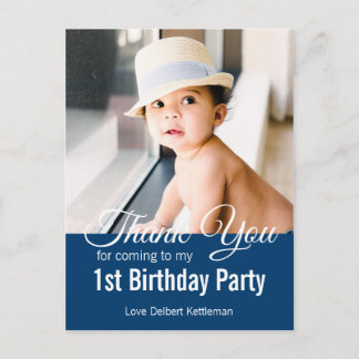 Cartão Postal Obrigado Aniversário