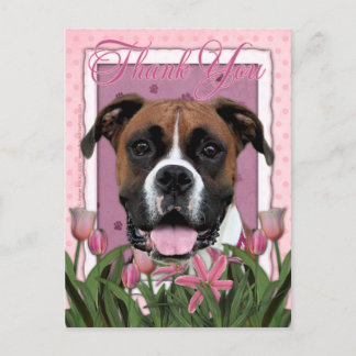 Cartão Postal Obrigado - Boxer - Vindy