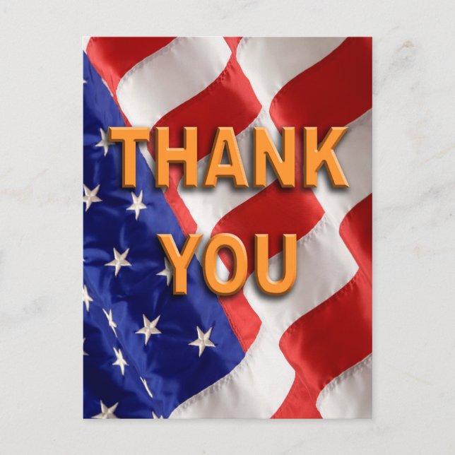 Cartão Postal Obrigado Cartão-Postal (Frente)