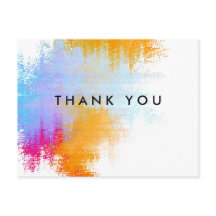 Obrigado Cartão-Postal Personalizado