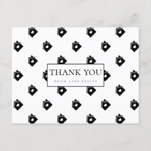 Cartão Postal Obrigado Casas Imobiliárias